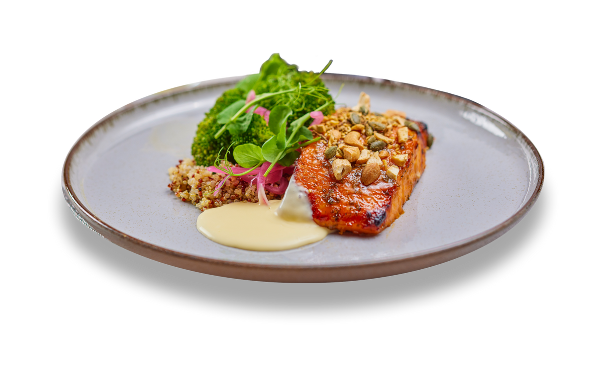 Lax og Sítrónugrasa sósa